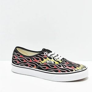 Flames Mash Up Vans
